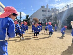 画像:2月13日(木)3歳児クラスの様子♪