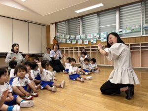 画像:4月28日(月)ヤマハのおと♪はぐ体験の様子