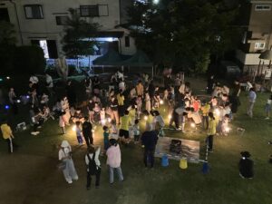 画像:7月18日（金）お泊まり保育④キャンプファイアー・就寝🌙