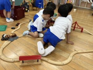 画像:8月26日(火)2歳児クラスの様子☆