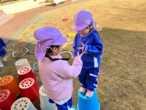 画像:12月23日2歳児クラスの様子♪