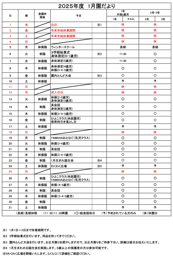 園だより最新PDFファイル