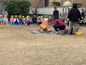 画像:1月9日(金)とんど大会の様子♪