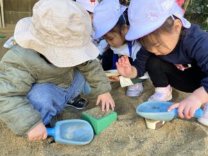 画像:1月19日(月)☆0歳児・1歳児クラスの様子☆