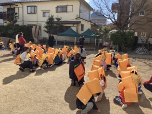 画像:1月23日(金)☆お誕生会と避難訓練の様子☆