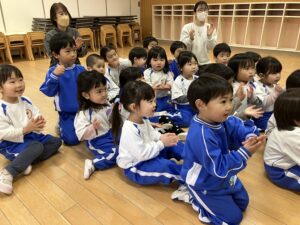 画像:2月9日(月)2歳児クラスの様子♪