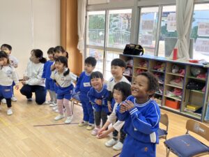 画像:2月4日(水)☆3歳児クラスの様子☆